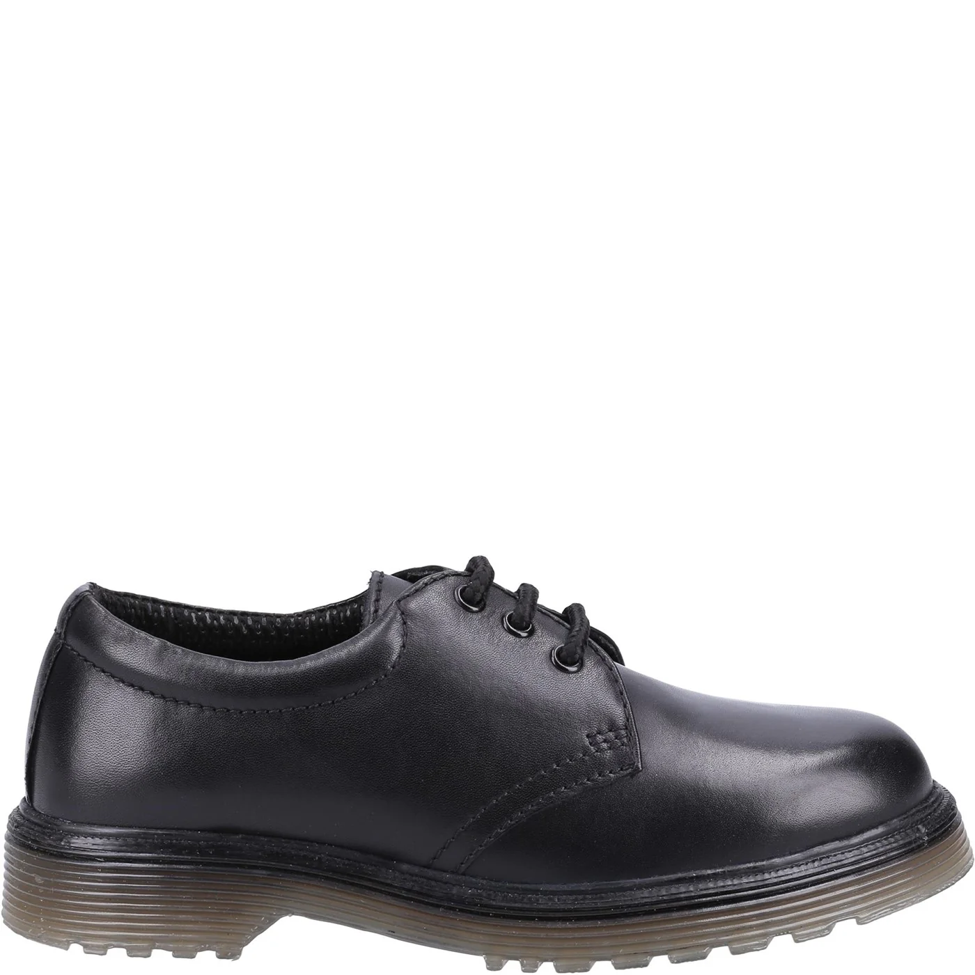 Amblers Aldershot Leather Gibson Shoe Black - Image 4