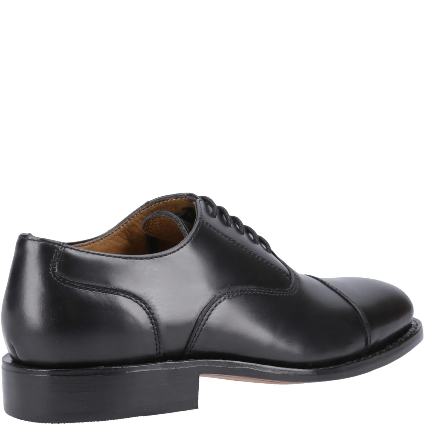 Amblers James Leather Soled Oxford Dress Shoe Black - Image 2