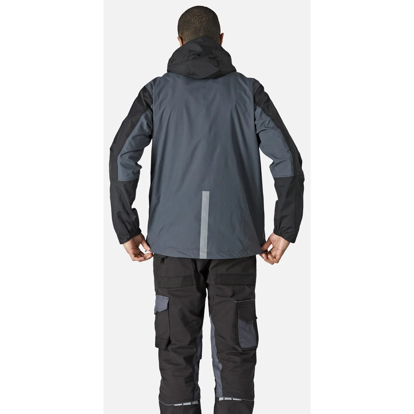 Dickies Generation Overhead Waterproof Jacket New Grey/Black - Image 3