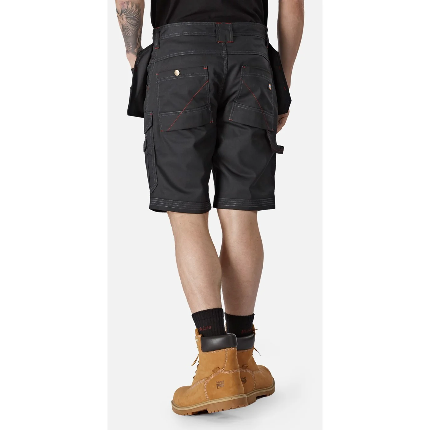 Dickies Redhawk Pro Work Shorts Black - Image 2