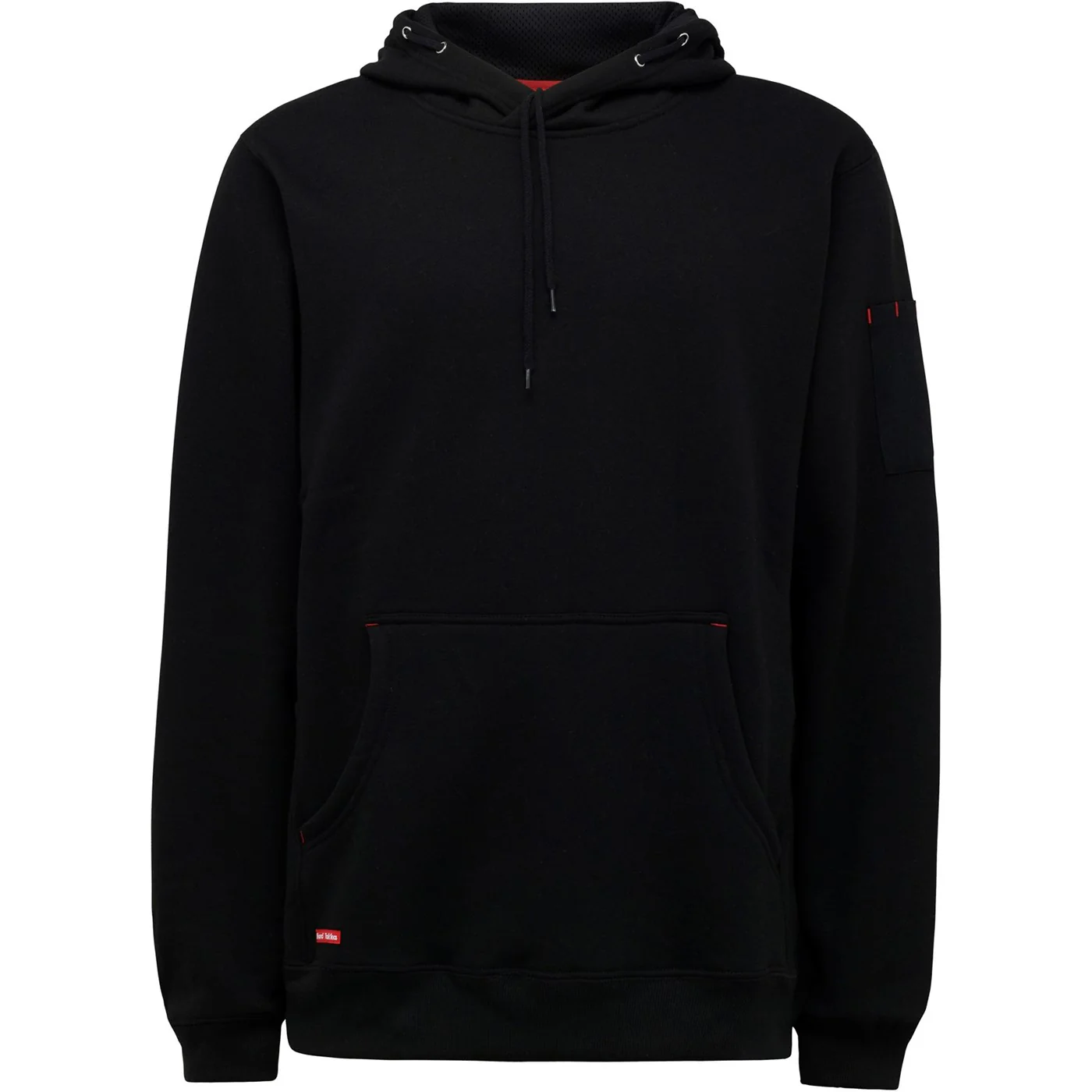 Hard Yakka Brushed Fleece Hoodie Black - Image 4