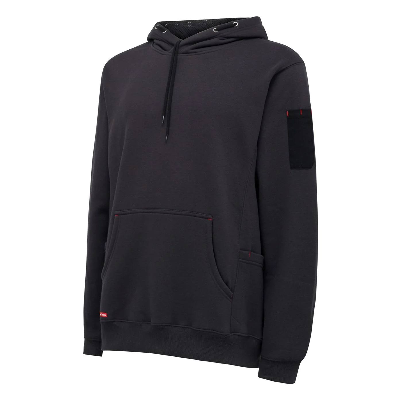 Hard Yakka Brushed Fleece Hoodie Grey Marle - Image 2