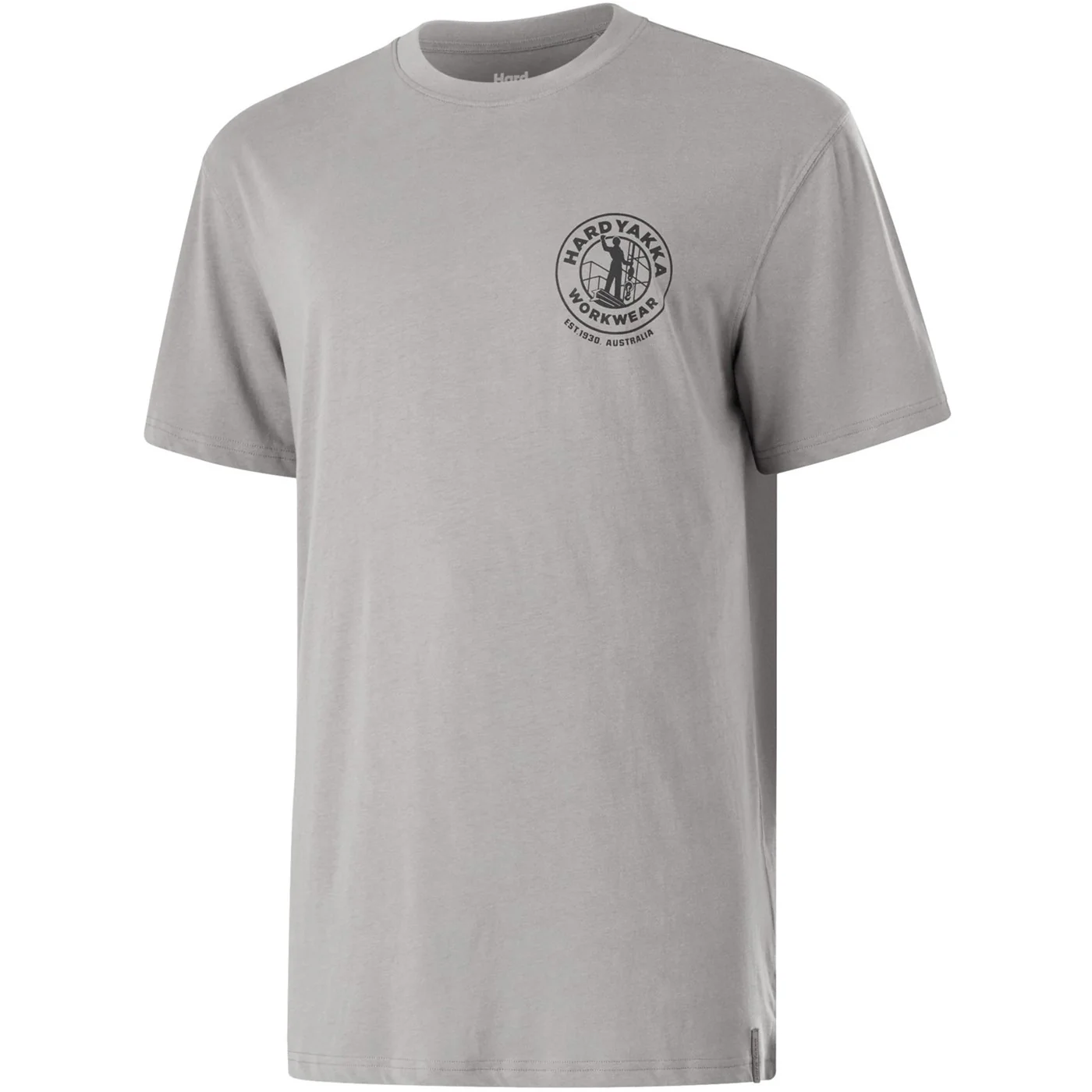 Hard Yakka Heritage Icon Short Sleeve Tee  Grey - Image 3