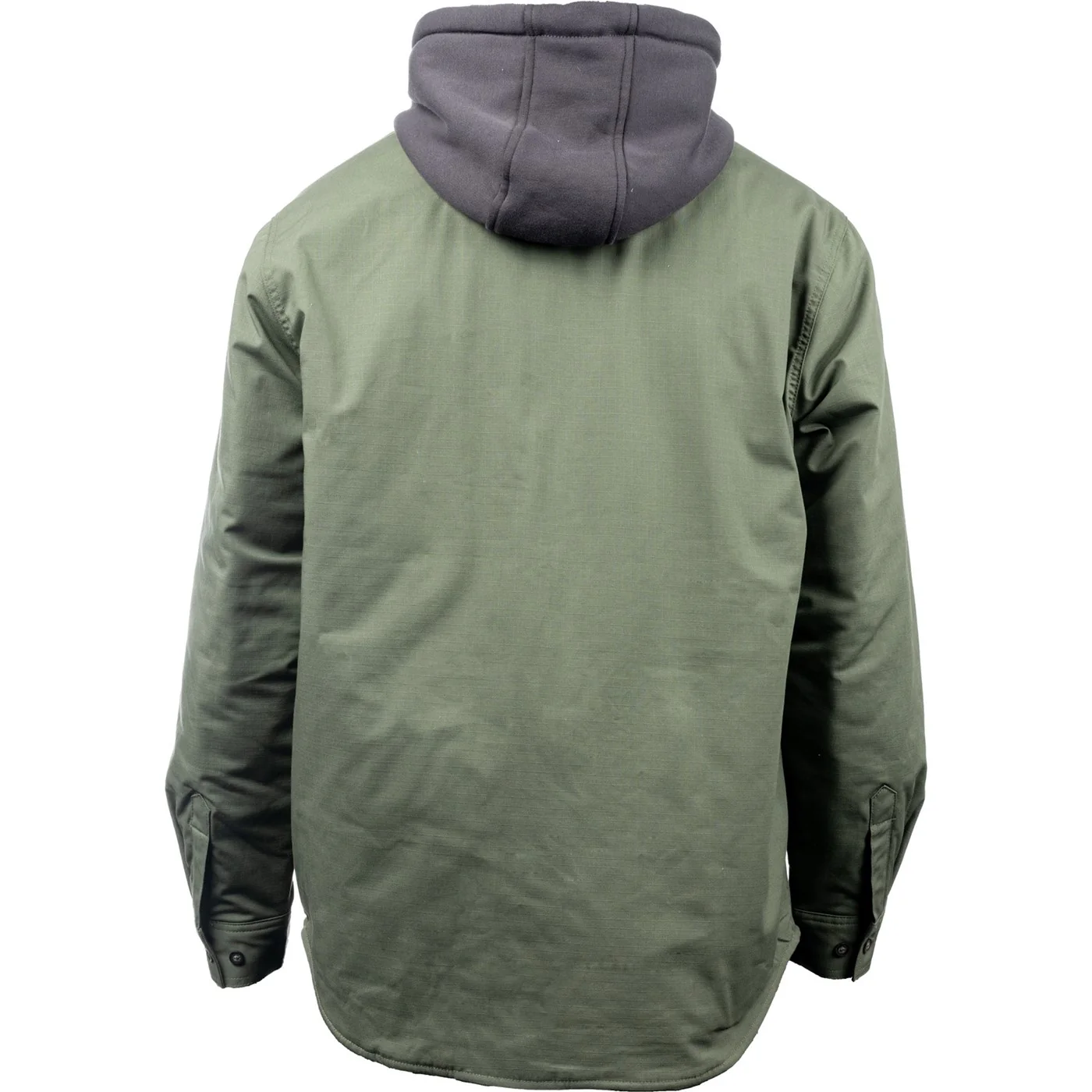 Hard Yakka Quilted Solid Shacket Military Green - Image 2