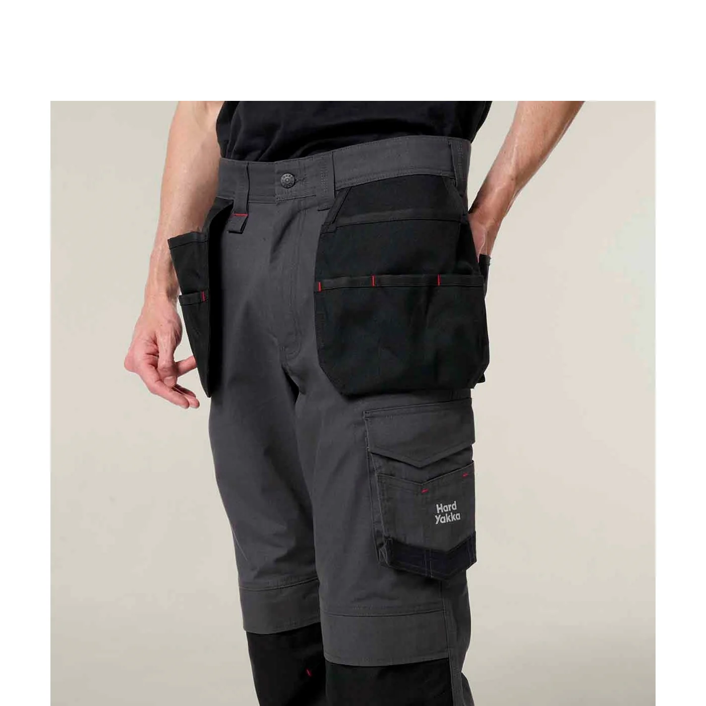 Hard Yakka Raptor Active Holster Pocket Pants  Graphite - Image 5