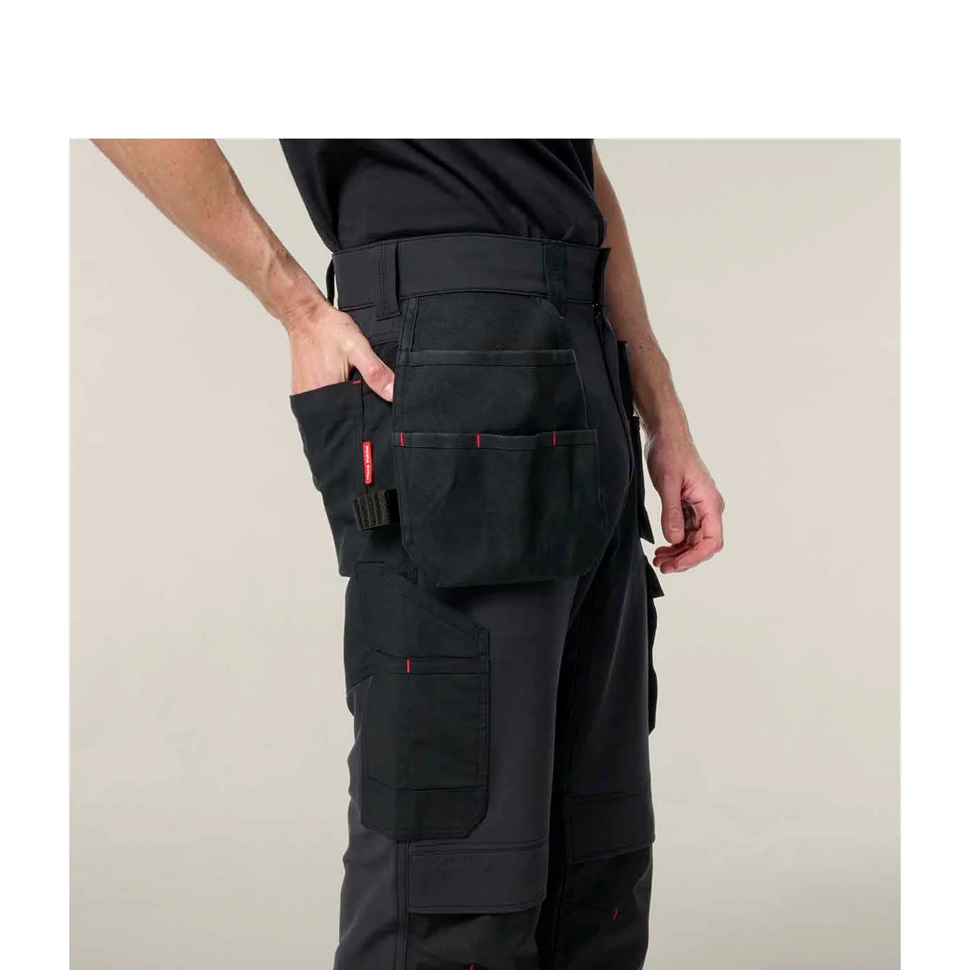 Hard Yakka Toughmaxx Lite Holster Pocket Pant Black - Image 3
