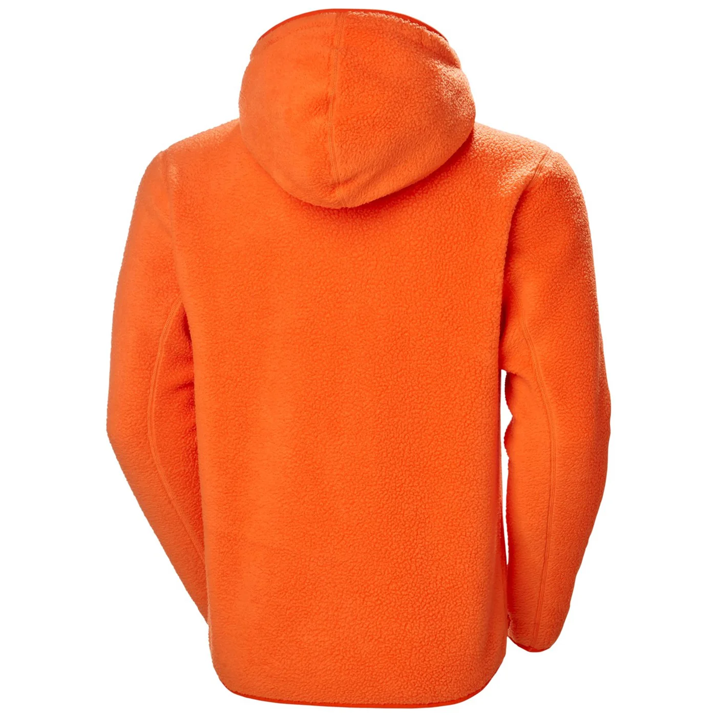 Helly Hansen Workwear Heritage Pile Hoodie Dark Orange - Image 4