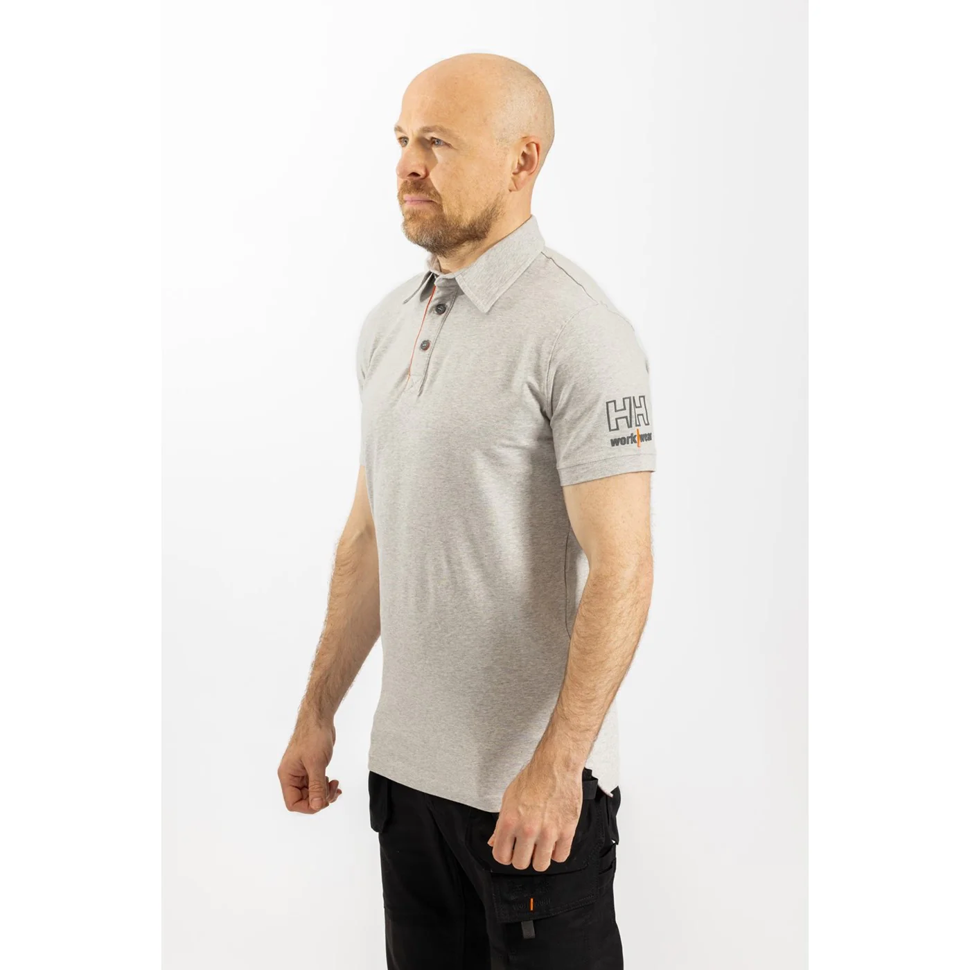 Helly Hansen Workwear Kensington Polo Grey Melange - Image 4
