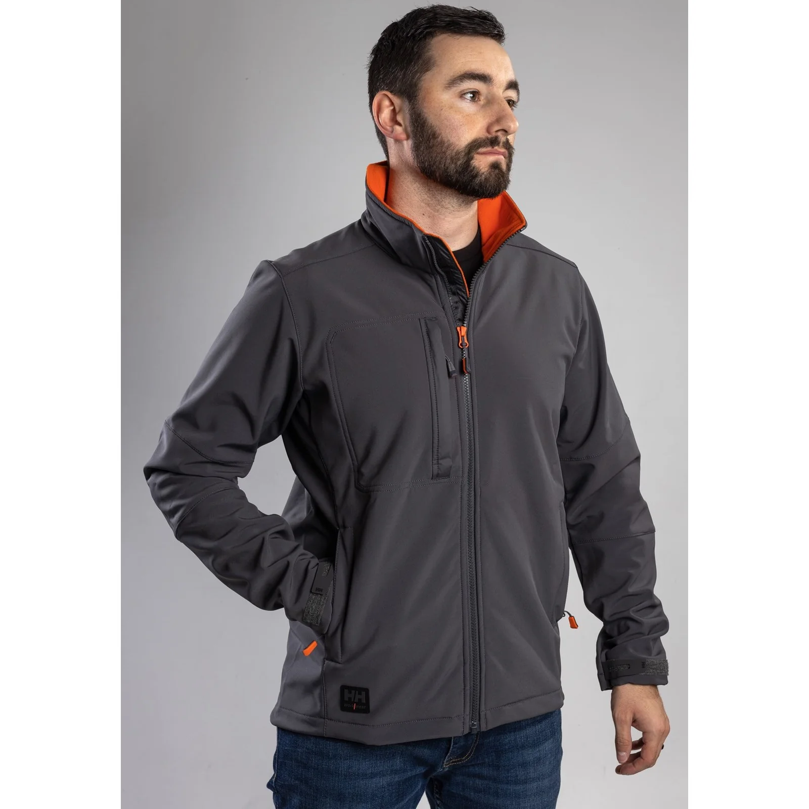 Helly Hansen Workwear Kensington Softshell Jacket  Dark Grey