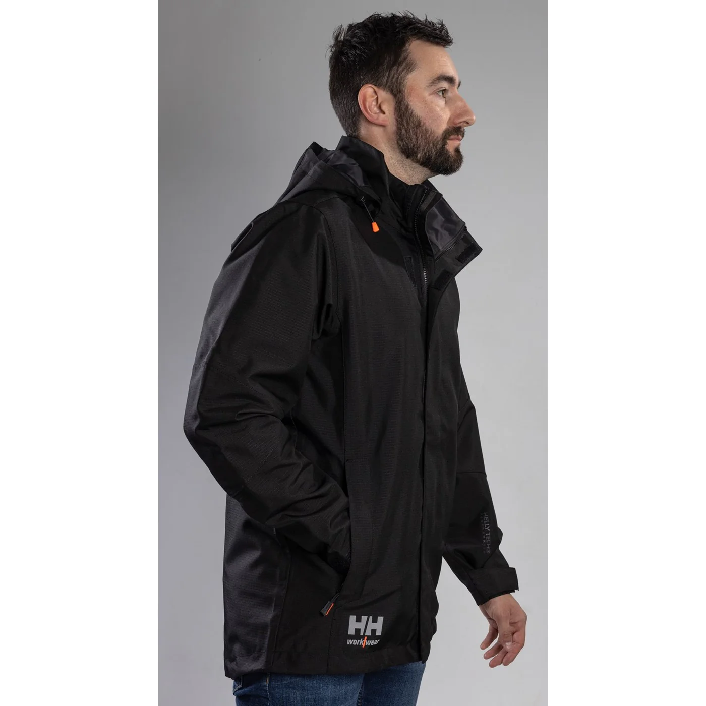 Helly Hansen Workwear Oxford Shell Jacket Black - Image 3