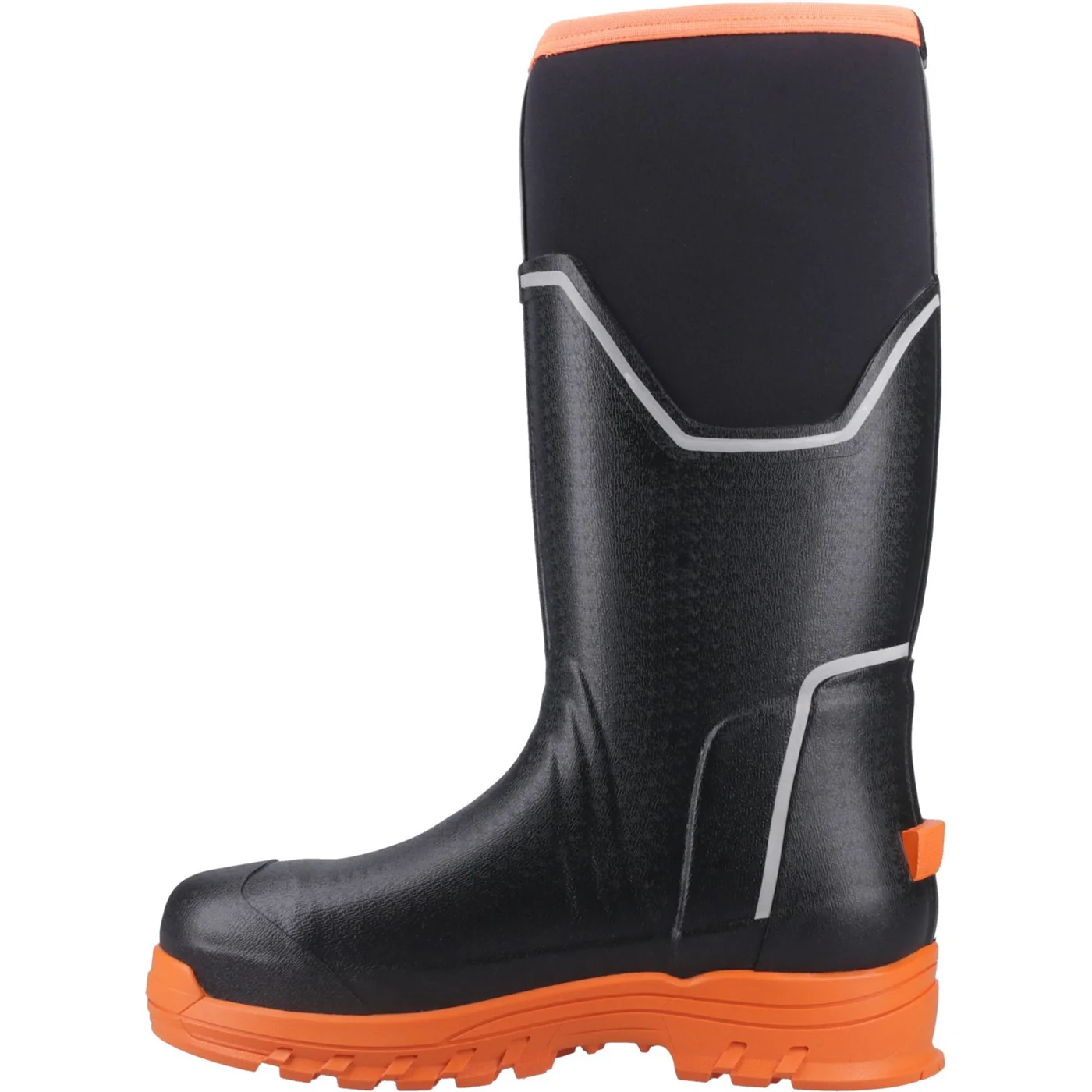 Muck Boots Grit S5 Safety Wellington S5 Black/Orange - Image 4
