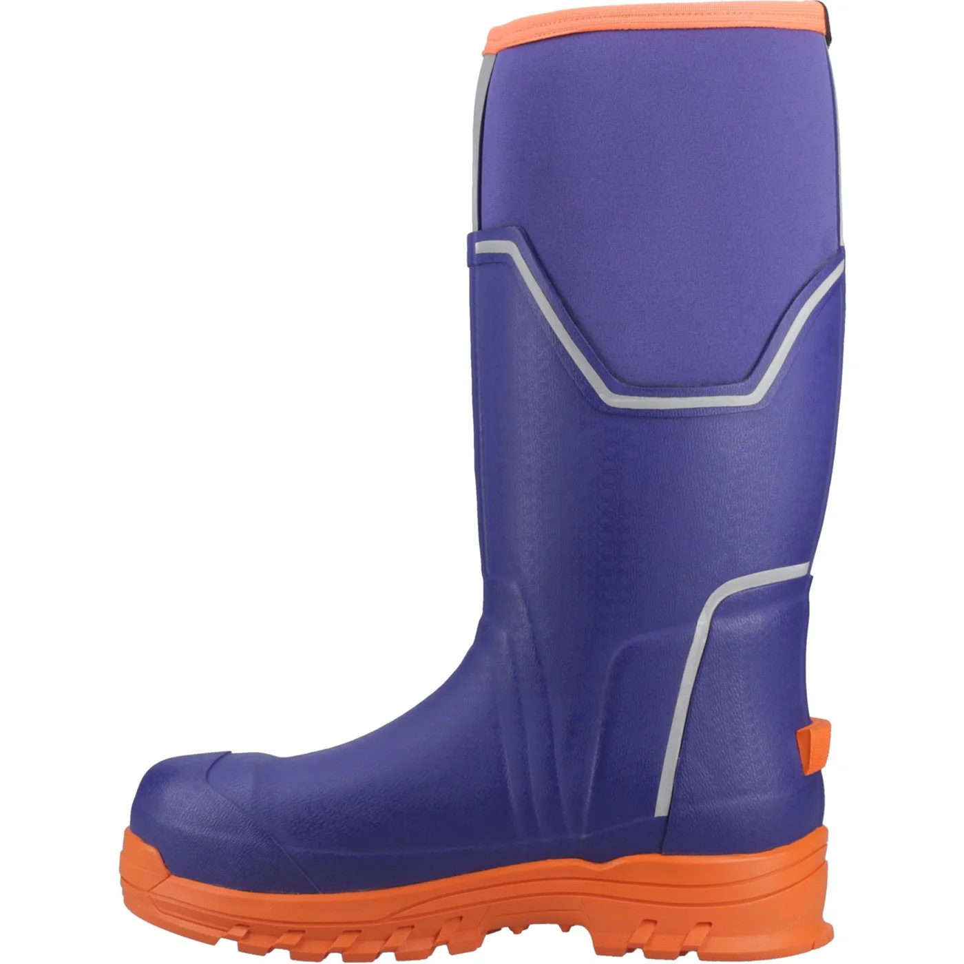 Muck Boots Grit S5 Safety Wellington S5 Blue/Orange - Image 4