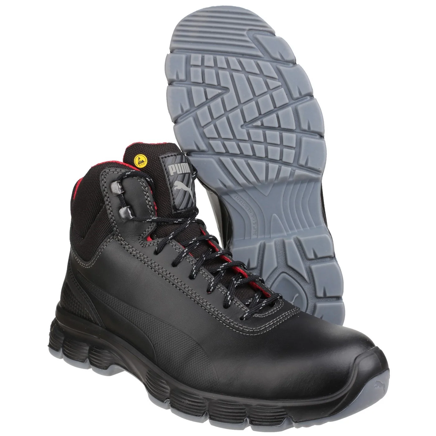 Puma Safety Pioneer Mid Lace up Safety Boot S3 Black - Image 3