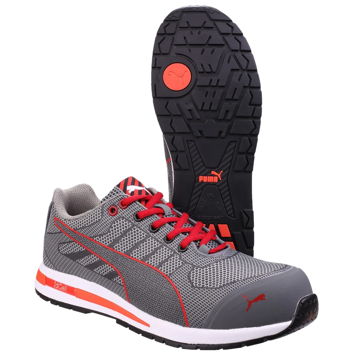 Puma Safety Xelerate Knit Low Safety Trainer S1 Grey - Image 3
