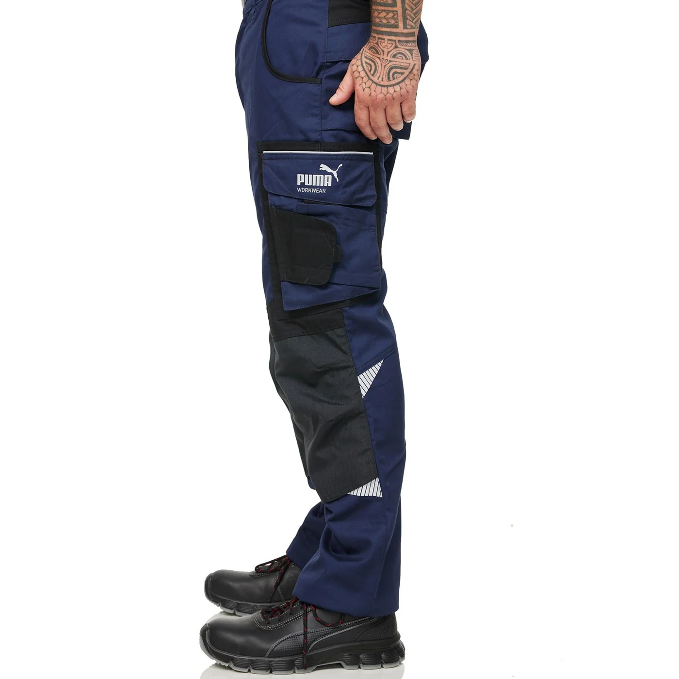 Puma Workwear Precision X Work Trousers Navy - Image 3