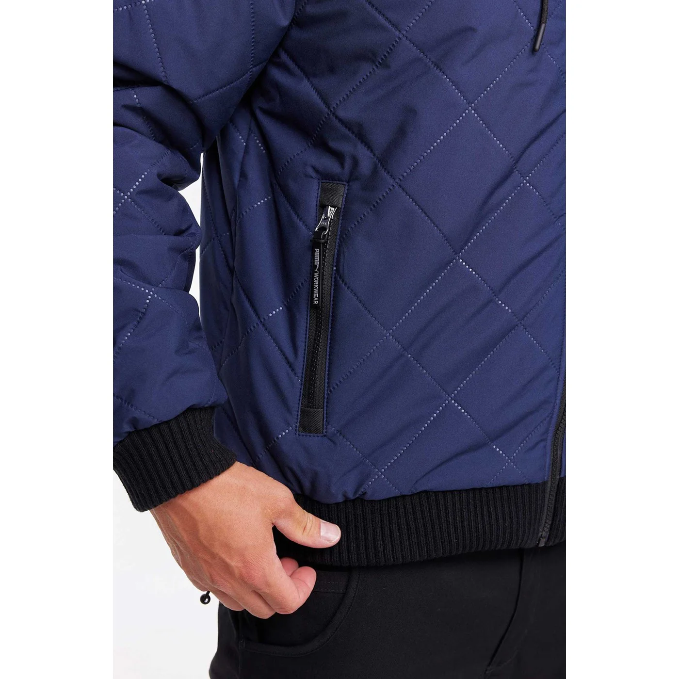Puma Workwear Winter Jacket Navy - Image 5