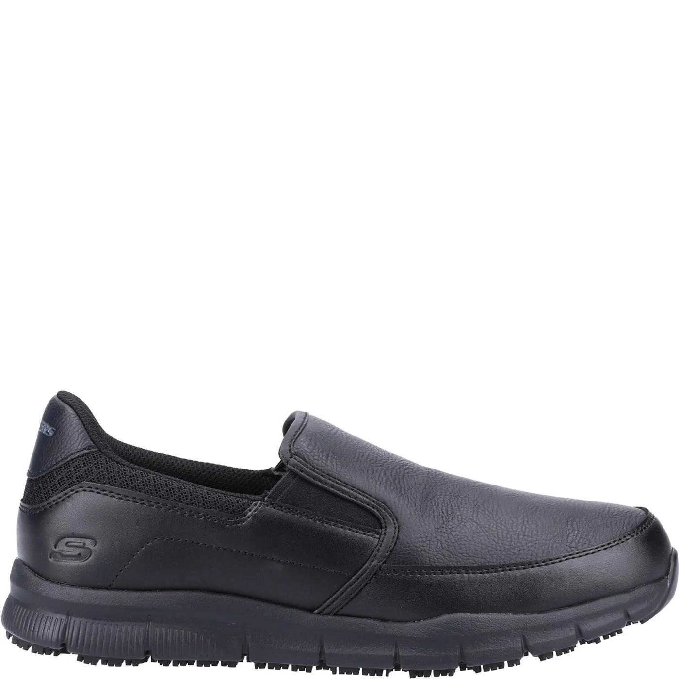 Skechers Workwear Nampa Groton Occupational Shoes OB Black - Image 4