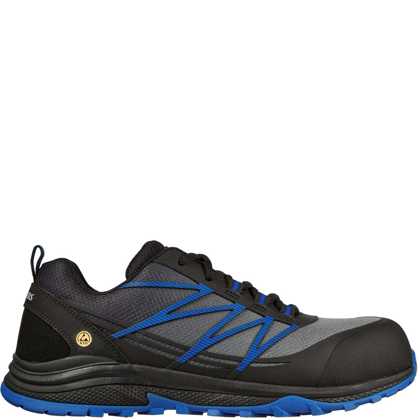 Skechers Workwear Puxal Safety Trainers S1 Black/Blue - Image 3