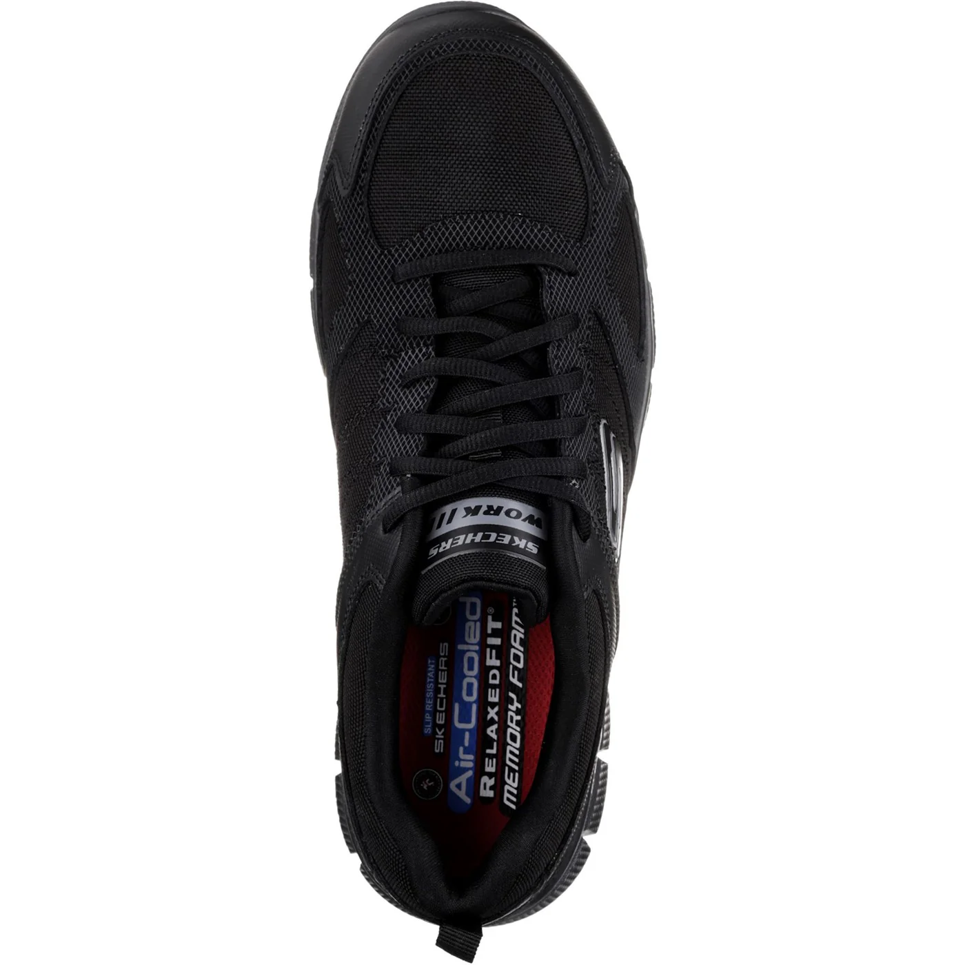 Skechers Workwear Telphin Sanphet Slip Resistant Shoe OB Black - Image 4