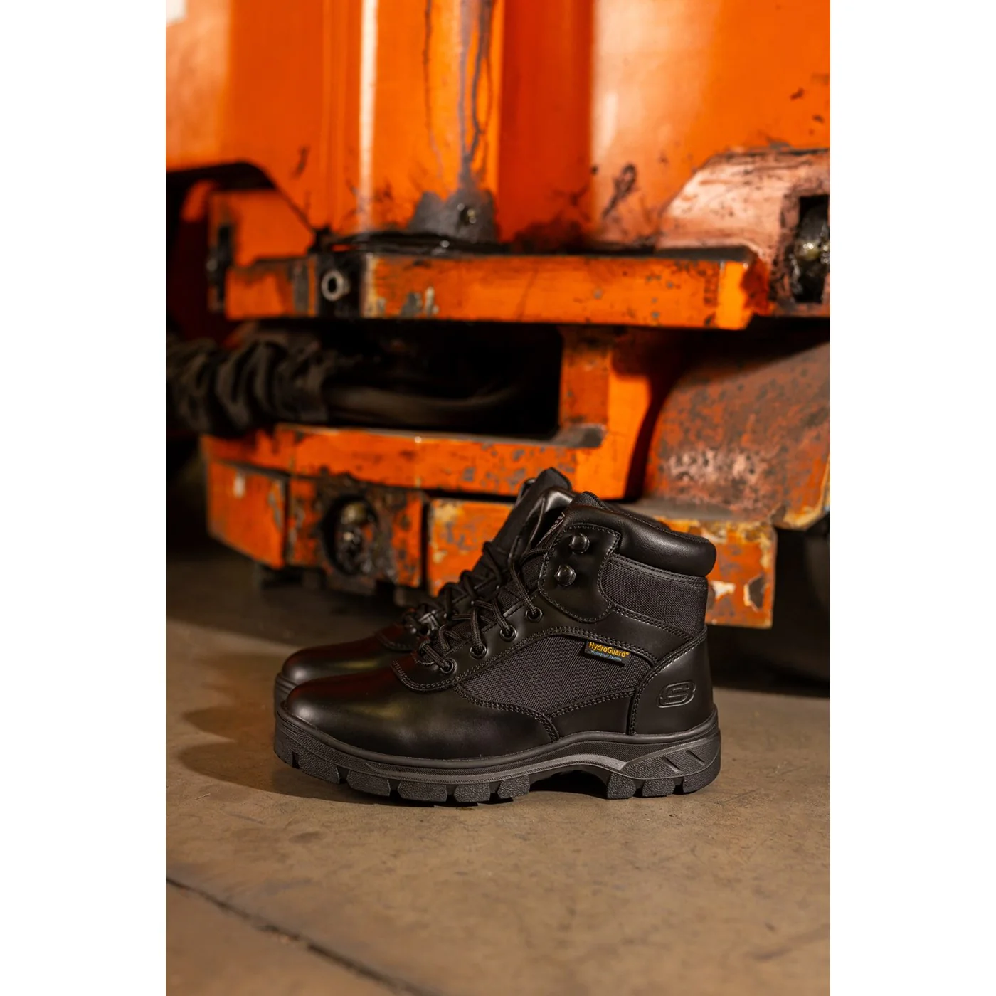 Skechers Workwear Wascana Benen Waterproof Tactical Boot OB Black - Image 4