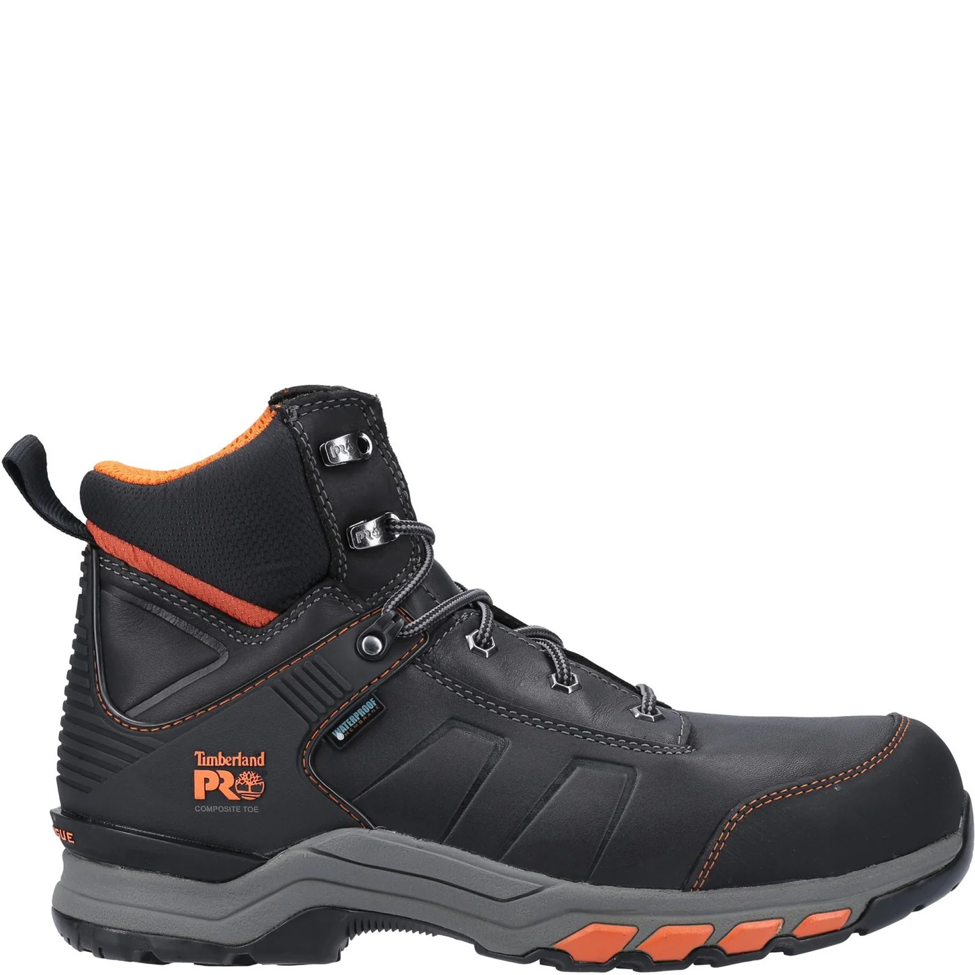 Timberland Pro Hypercharge Composite Safety Toe Work Boot S3 Black/Orange - Image 4