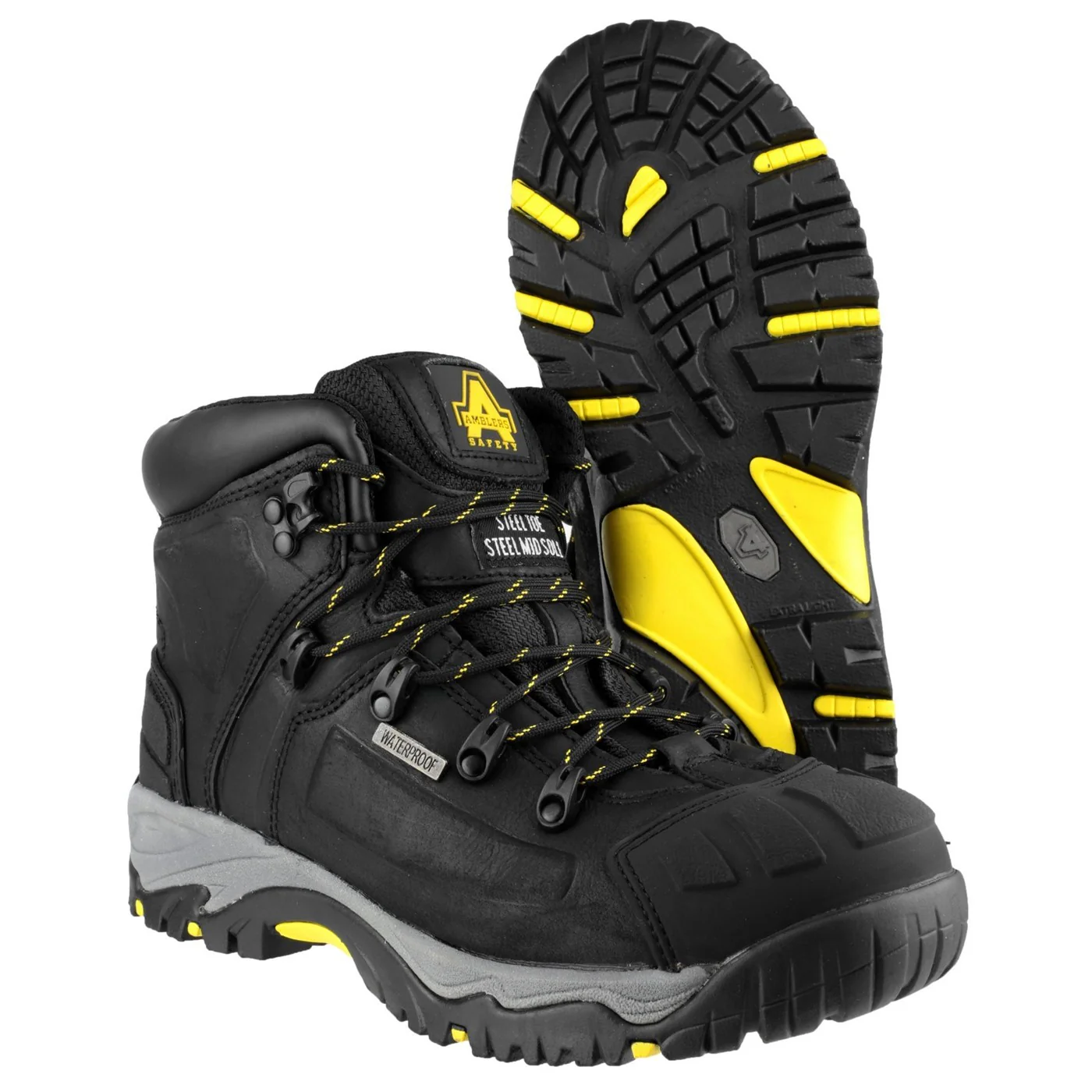 Amblers Safety FS32 Waterproof Safety Boot S3 Black - Image 3