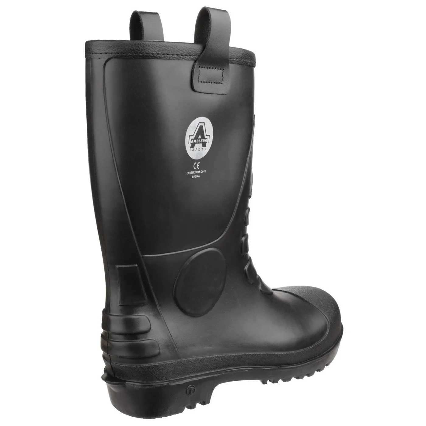 Amblers Safety FS90 Waterproof PVC Pull on Safety Rigger Boot S5 Black - Image 2