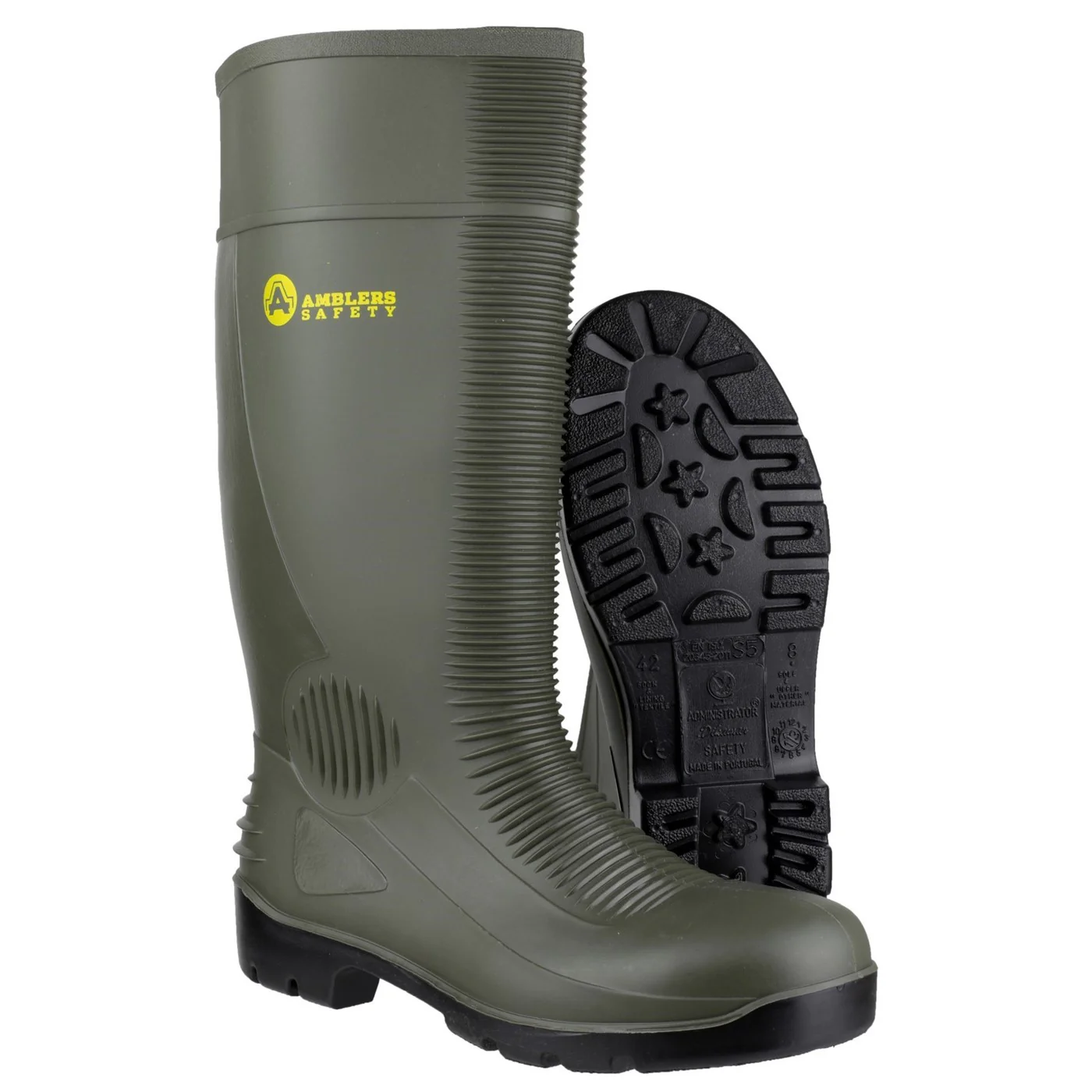 Amblers Safety FS99 Safety Wellington S5 Green - Image 3