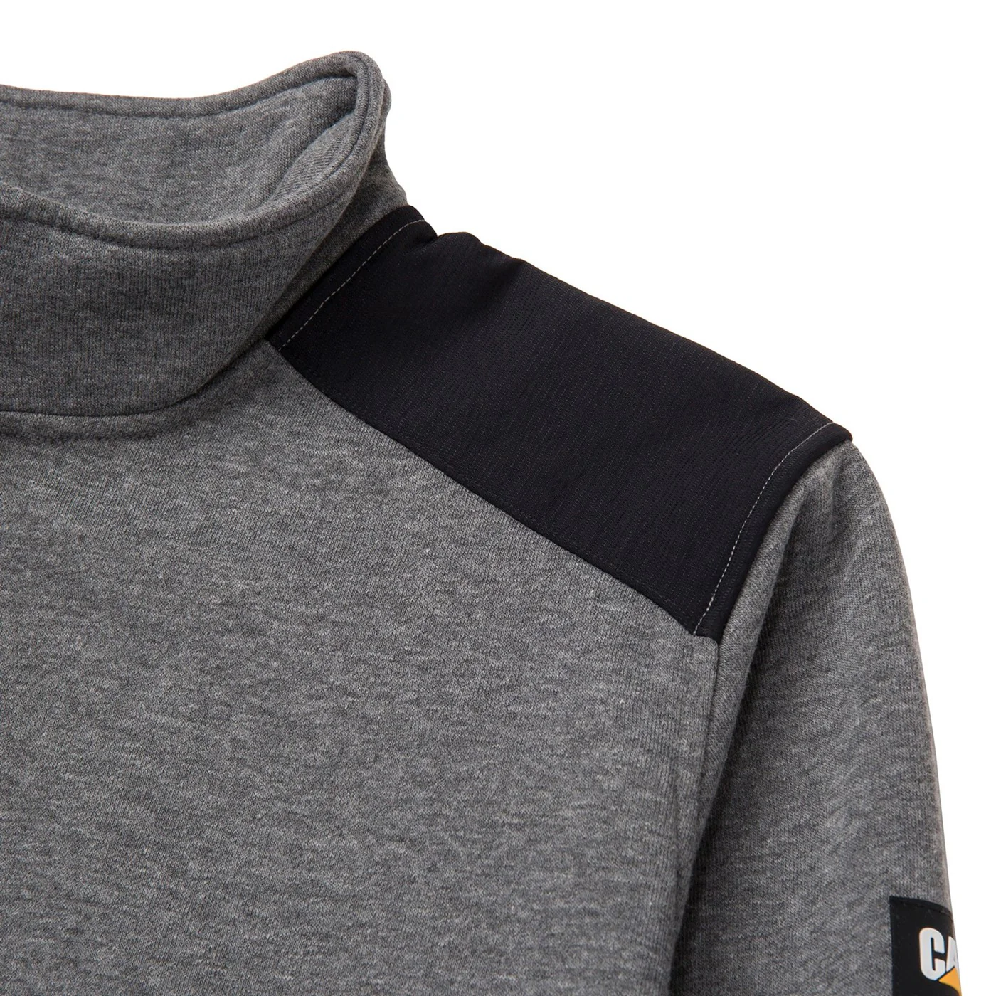 Caterpillar Essential 1/4 Zip Sweatshirt  Dark Heather Grey - Image 4