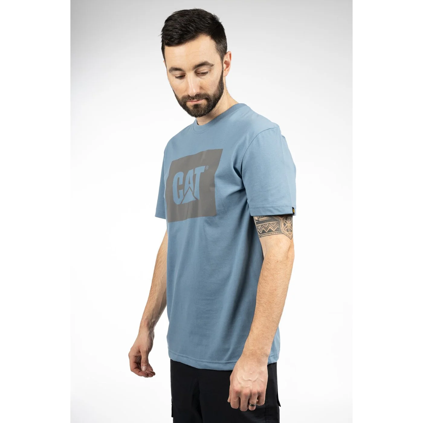 Caterpillar Graphic Tee  Coronet Blue - Image 4