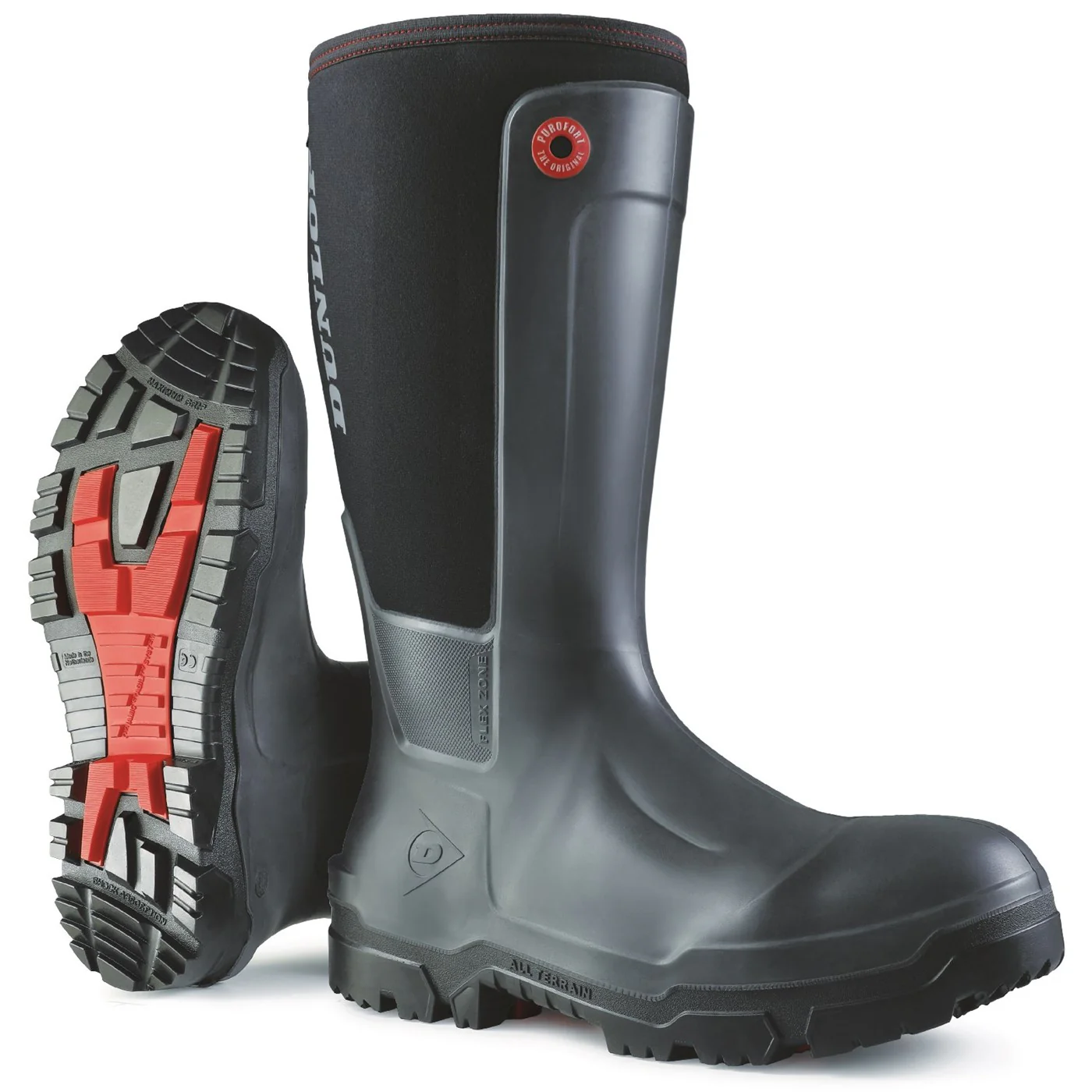 Dunlop Snugboot Workpro Full Safety Wellington S5 Black - Image 3