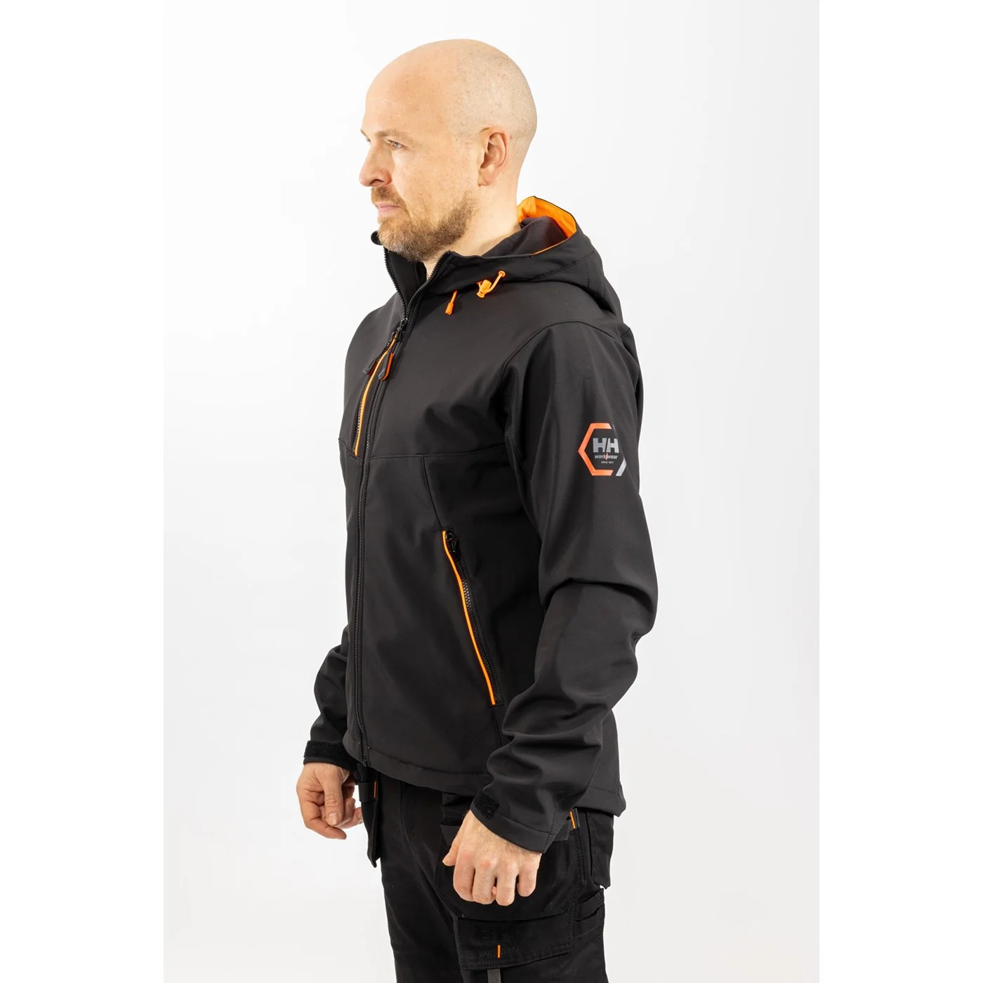 Helly Hansen Workwear Chelsea Evolution Hooded Softs  Black - Image 3