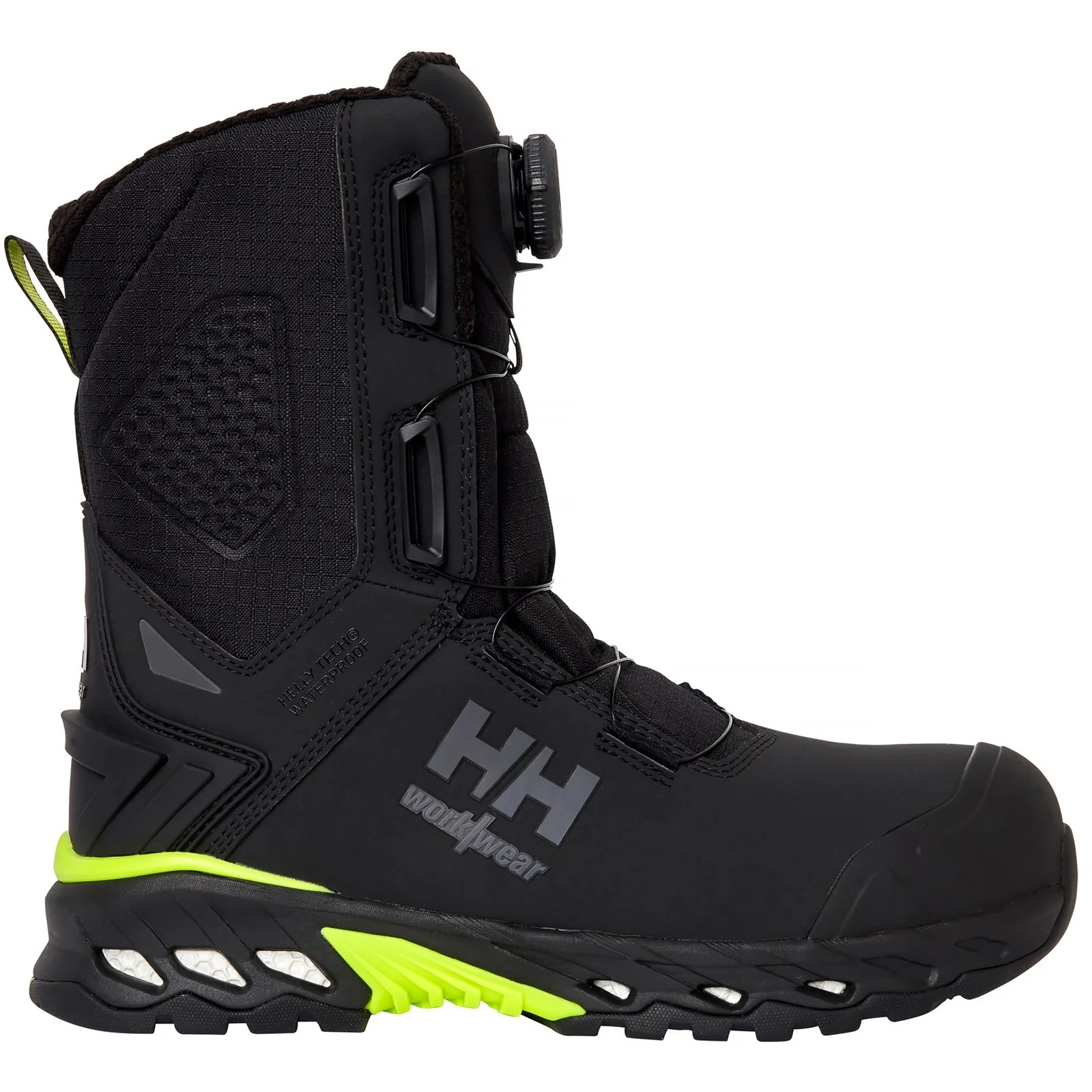 Helly Hansen Workwear Magni Evo Winter Tall Boa S7L Black/Dark Lime - Image 5