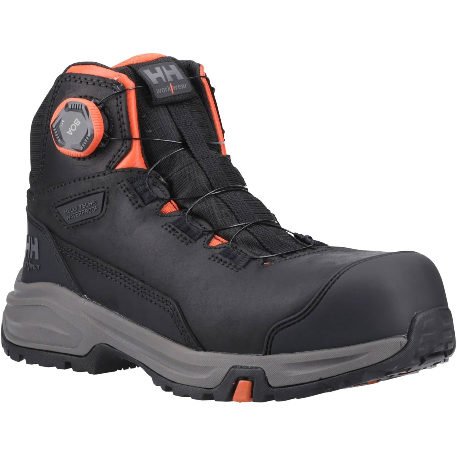 Helly Hansen Workwear Manchester Mid BOA Boots S7L Black/Grey