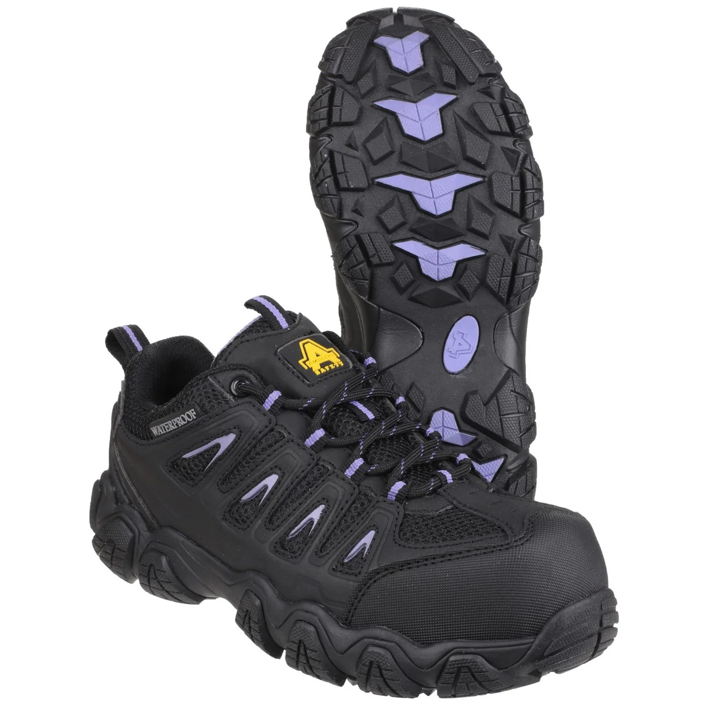 Amblers Safety AS708 Waterproof Non-Metal Ladies Safety Trainer S3 Black - Image 3
