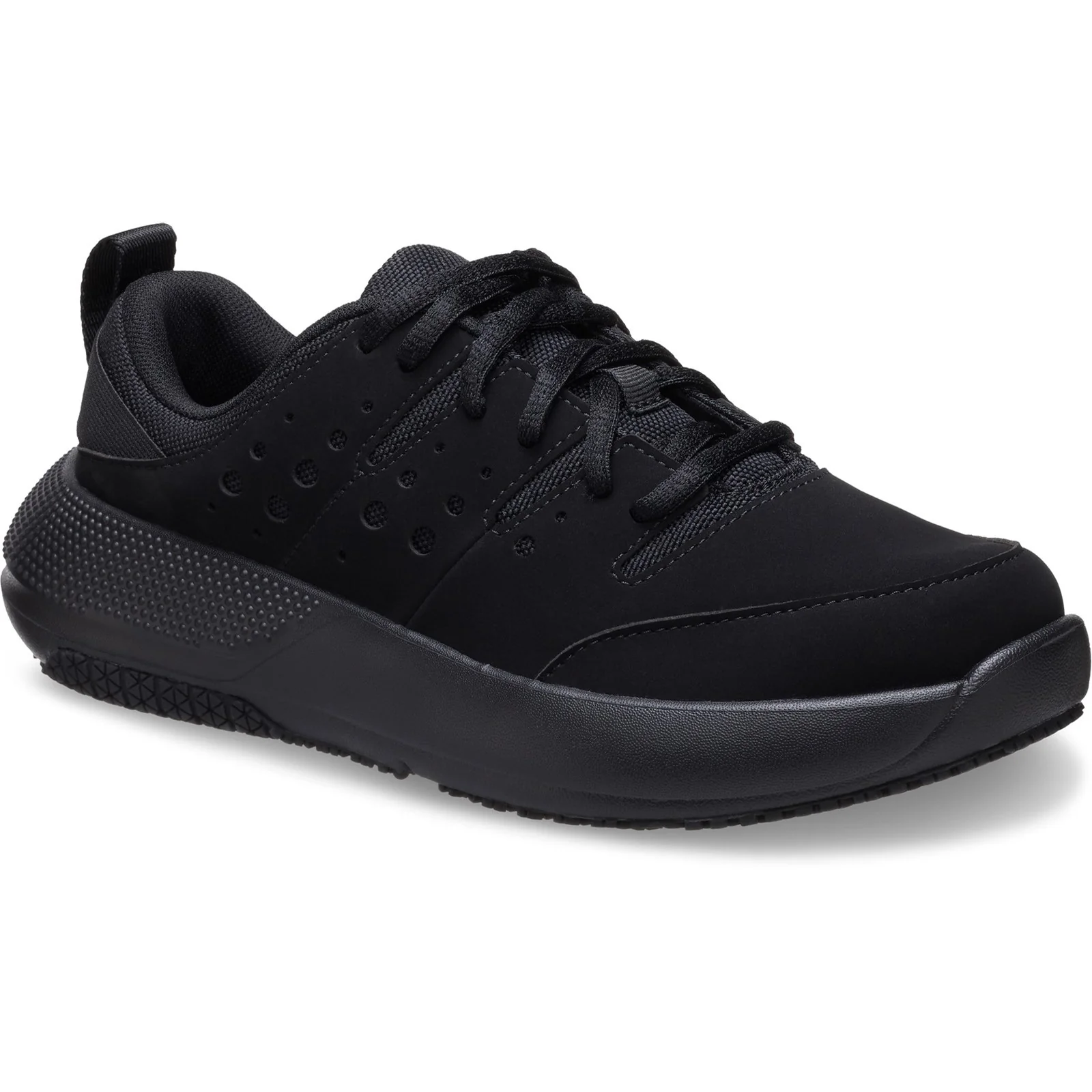 Crocs On the Clock Work Sneaker  Triple Black