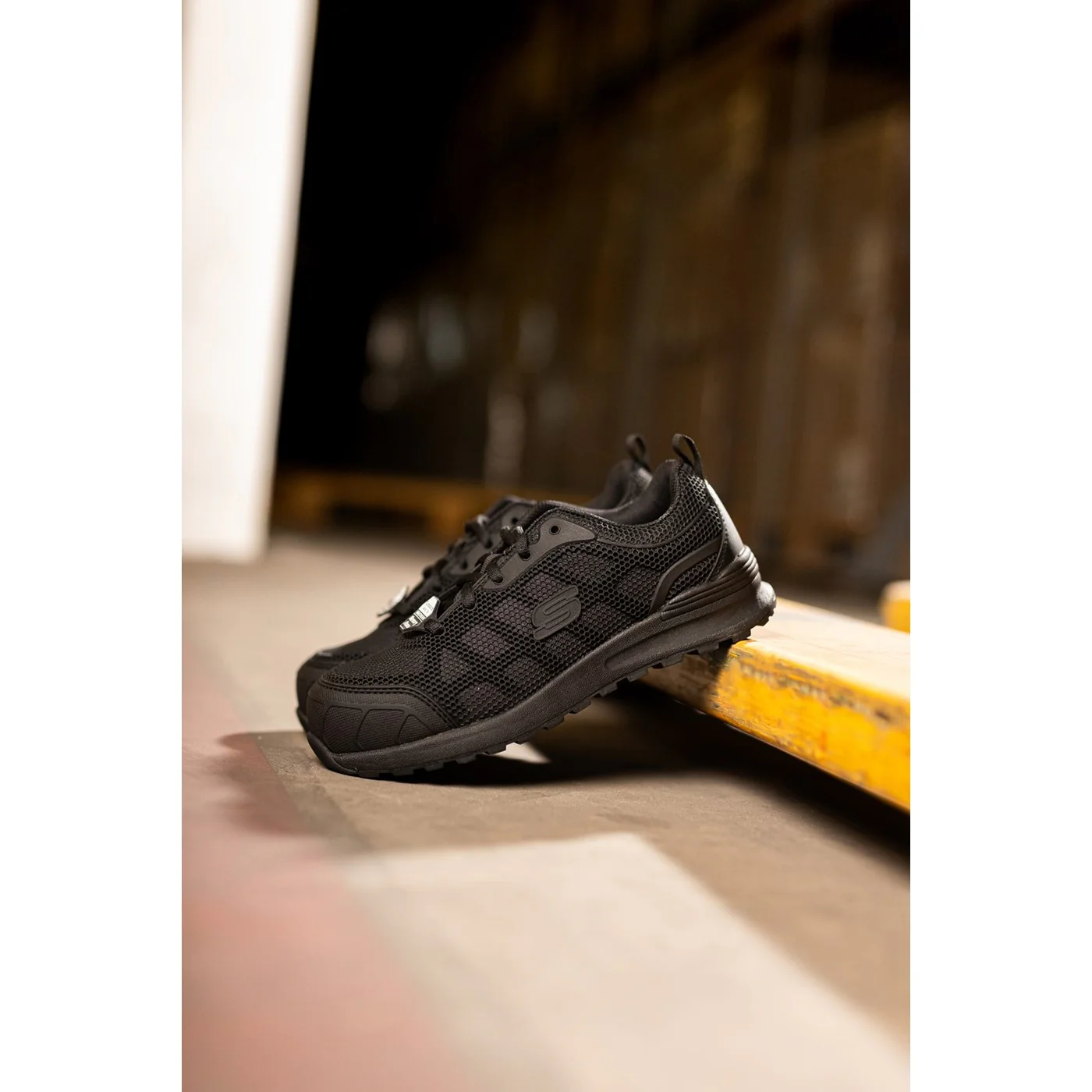 Skechers Workwear Bulklin Ayak Safety Shoes S1PL Black/Black - Image 4
